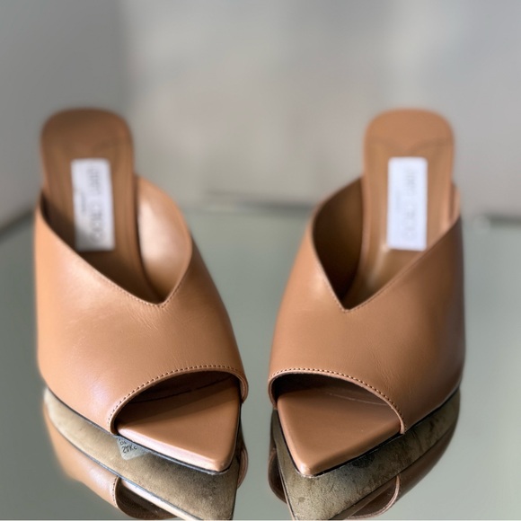 EUC Jimmy Choo Maryanne 100 High Heel Slide Sandals 39 $850 - Picture 5 of 10